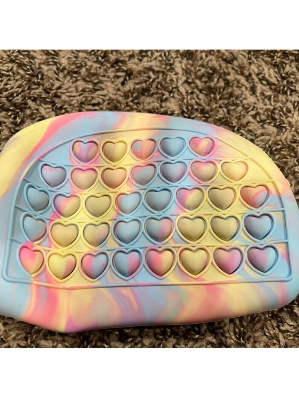 Colorful Heart Pop It Kids Bag
